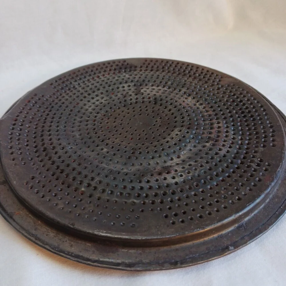Vintage 1950s Gas Stove Screen Metal Flame Diffuser MCM